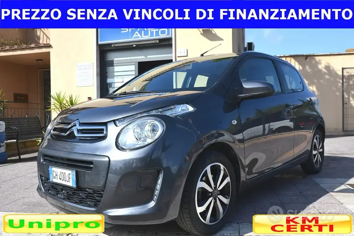 Usata Citroën C1 Shine 72 CV (52 kW) 2021 Grigio Utilitaria