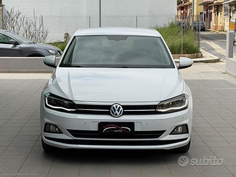 Usata VW Polo Highline 95 CV (69 kW) 2018 Bianco Utilitaria
