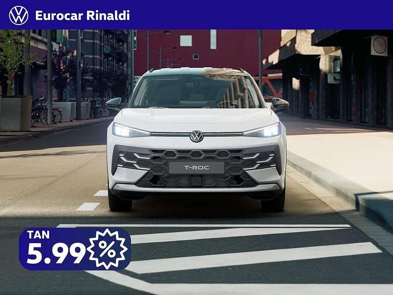 Nuova VW T-Roc Life 150 CV (110 kW) 2025 Pure white nero SUV