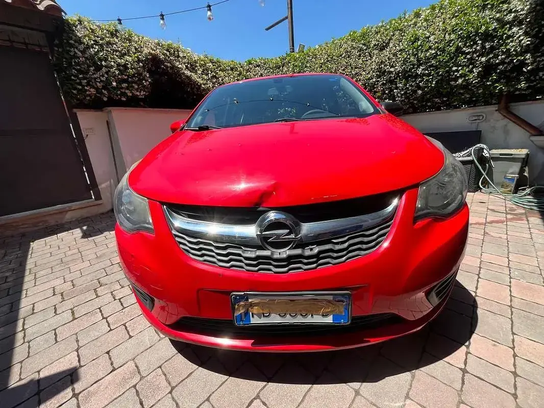 Usata Opel Karl 75 CV (55 kW) 2016 Rosso Utilitaria