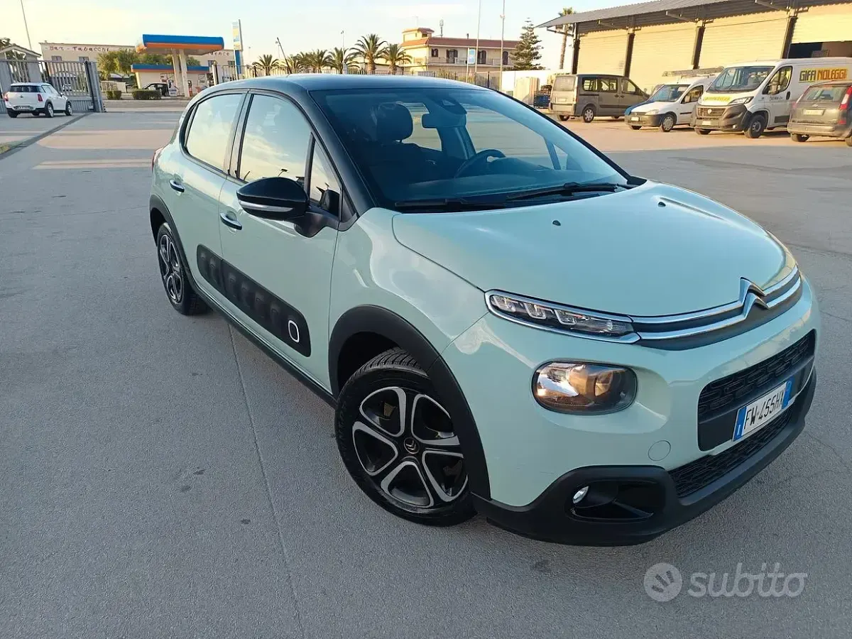 Usata Citroën C3 PureTech 82 CV (60 kW) 2019 Verde Utilitaria