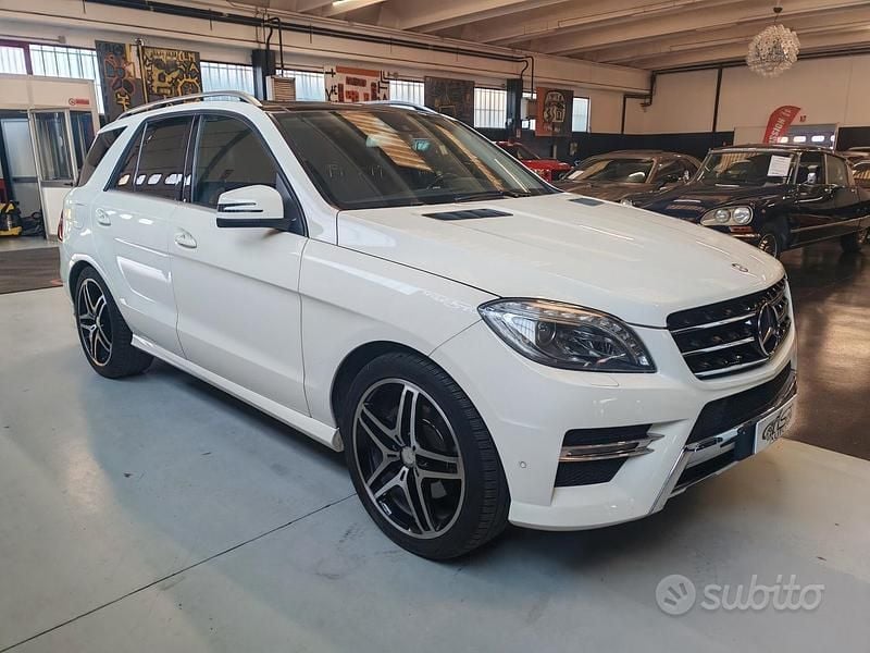 Käytetty Mercedes ML250 Premium 204 HP (150 kW) 2013 Valkoinen Katumaasturi