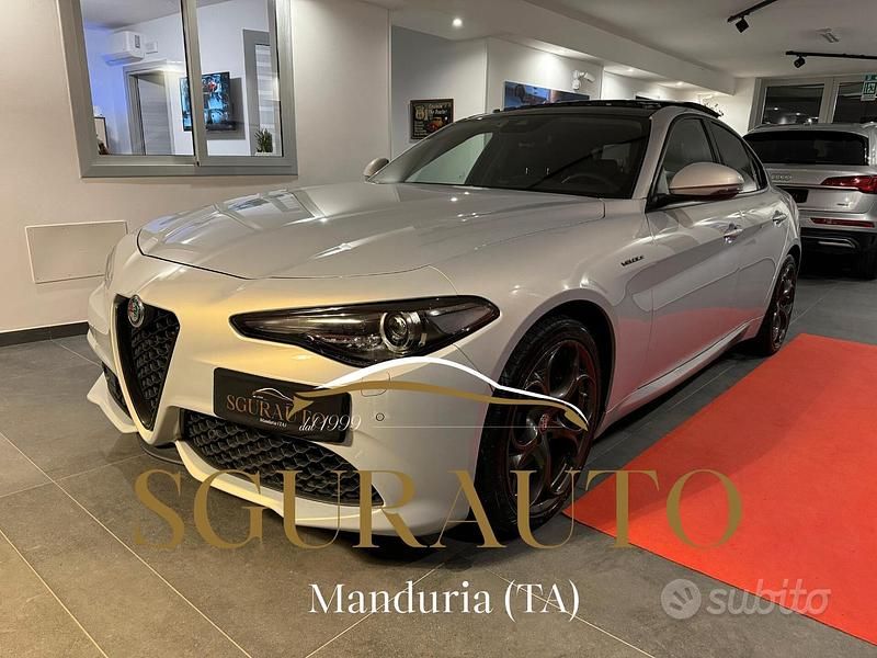 Bianco Usata 2020 Alfa Romeo Giulia Veloce Tre volumi | 31.990 € (Molto cara) - Immagine 1/4