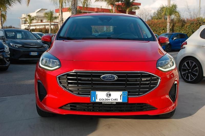 Usata Ford Fiesta Titanium 75 CV (55 kW) 2022 Rosso Utilitaria