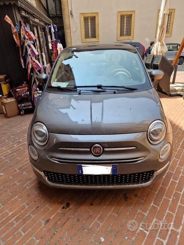 Usata Fiat 500 Lounge 95 CV (69 kW) 2017 Grigio Utilitaria
