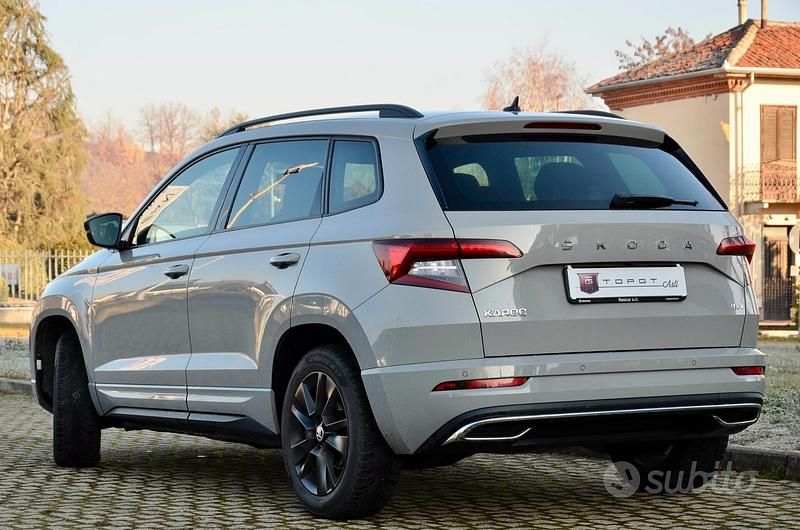 Usata Skoda Karoq SportLine 150 CV (110 kW) 2019 Grigio SUV