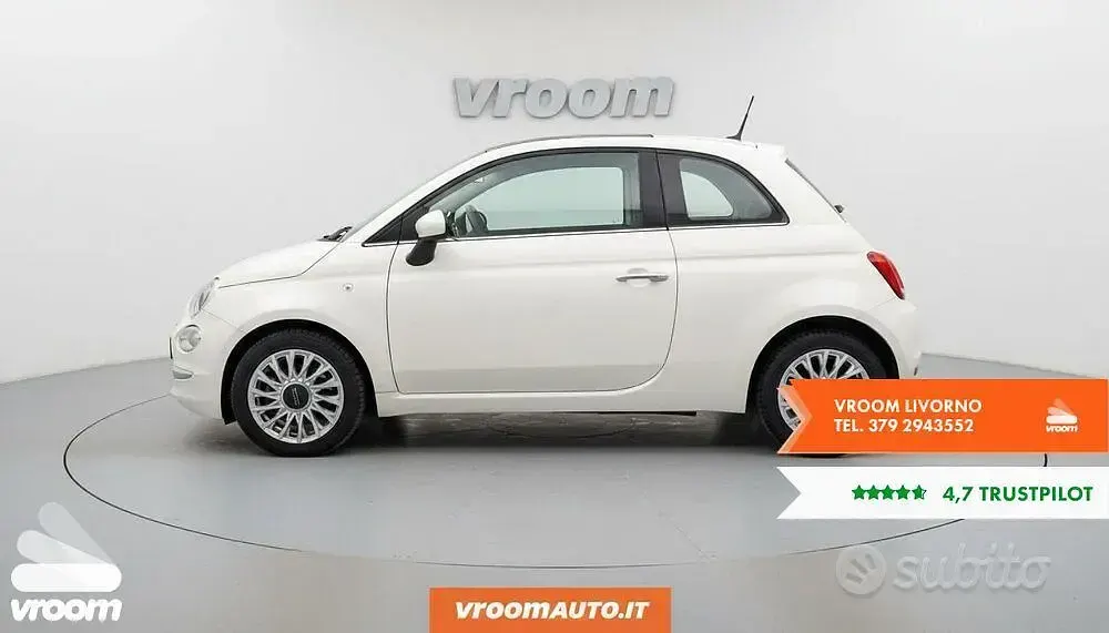 Usata Fiat 500 Riva 95 CV (69 kW) 2016 Bianco Utilitaria