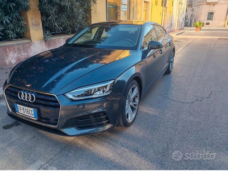 Usata Audi A5 Sportback 190 CV (139 kW) 2018 Grigio Utilitaria