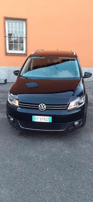 Usata VW Touran Comfortline 105 CV (77 kW) 2013 Nero Monovolume