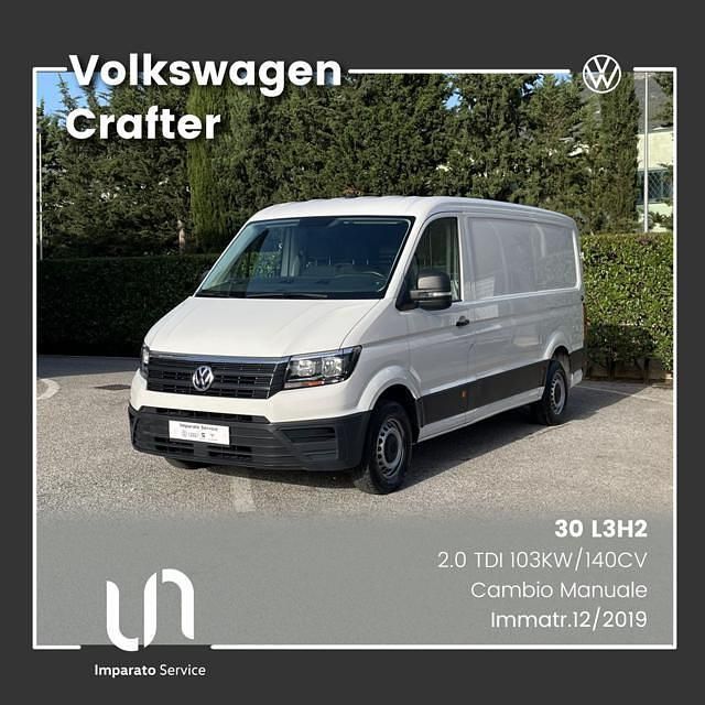 Usata VW Crafter 140 CV (102 kW) 2019 Bianco Furgone