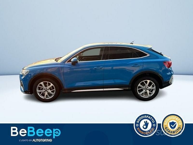 Usata Audi Q3 Sportback S-Line 150 CV (110 kW) 2021 Azzurro metallizzato SUV
