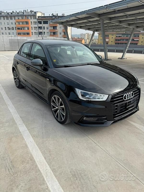 Usata Audi A1 Sportback S-Line 90 CV (66 kW) 2017 Nero Utilitaria
