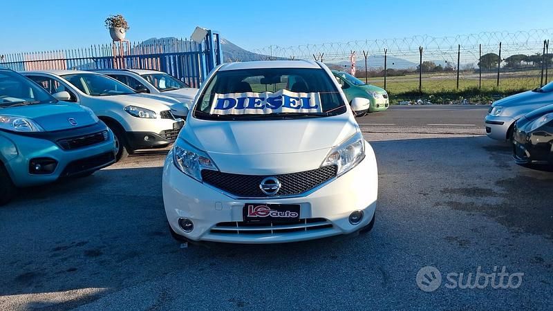 Usata Nissan Note 89 CV (65 kW) 2014 Bianco Monovolume