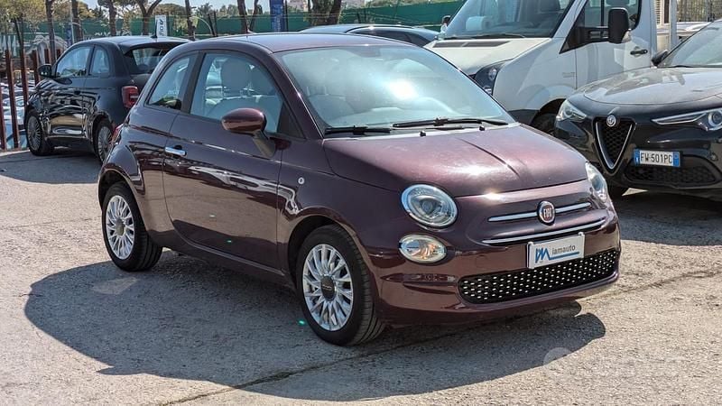Usata Fiat 500 Sport 69 CV (50 kW) 2020 Bordeaux prugna Utilitaria