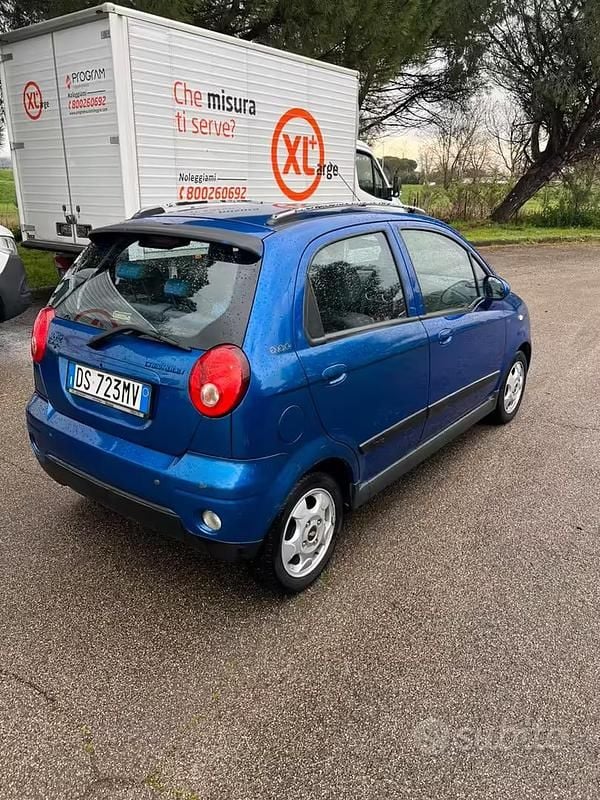Usata Chevrolet Matiz SX 67 CV (49 kW) 2008 Blu Utilitaria