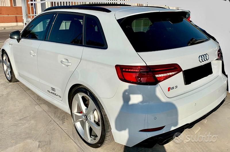 Usata Audi RS3 Ambiente 400 CV (294 kW) 2019 Bianco Berlina