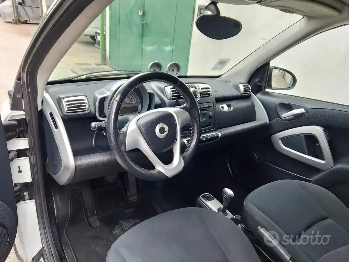 Begagnad Smart ForTwo Cabrio Pulse 84 HK (61 kW) 2009 Vit Cab