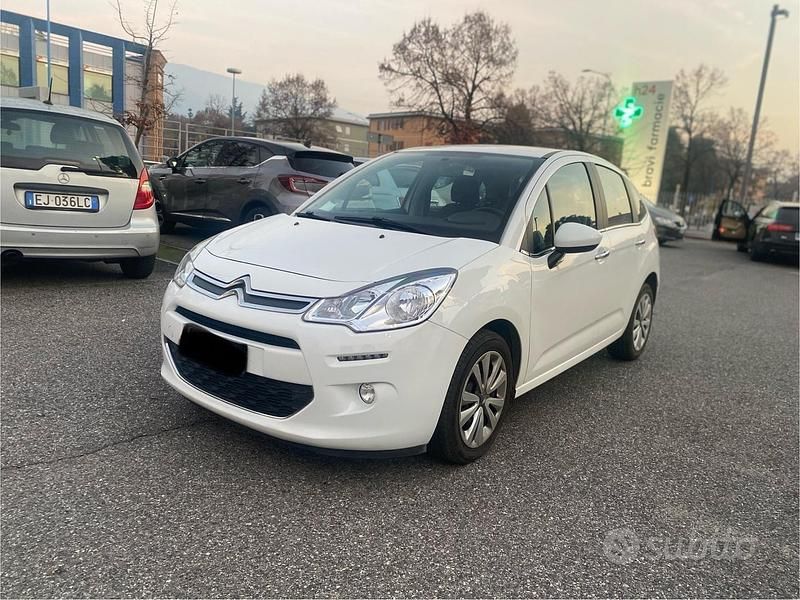 Usata Citroën C3 SELECTION 74 CV (54 kW) 2015 Bianco Berlina
