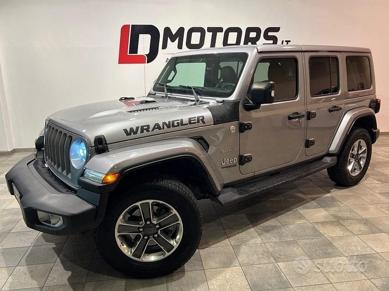Grigio Usata 2018 Jeep Wrangler Unlimited Sahara SUV | 36.900 € (Super prezzo) - Immagine 1/4