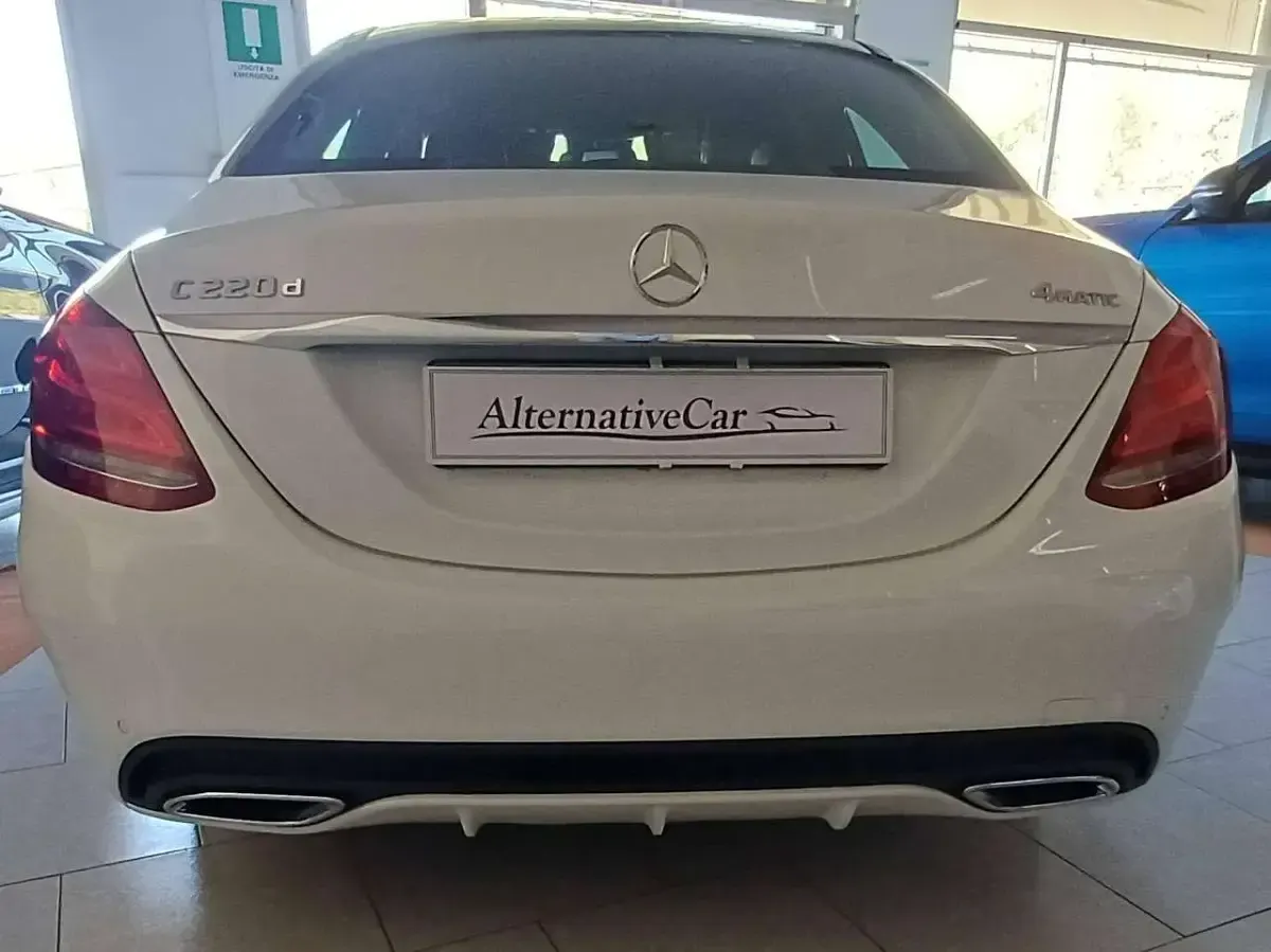 Usata Mercedes C220 Premium 170 CV (125 kW) 2019 Bianco Berlina