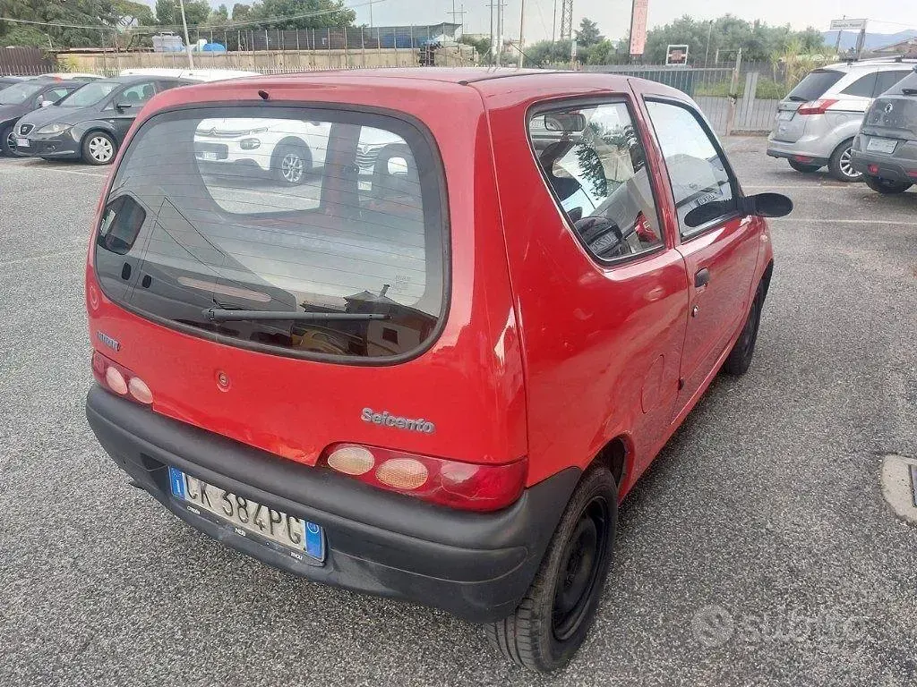 Usata Fiat Seicento 54 CV (39 kW) 2004 Rosso Utilitaria