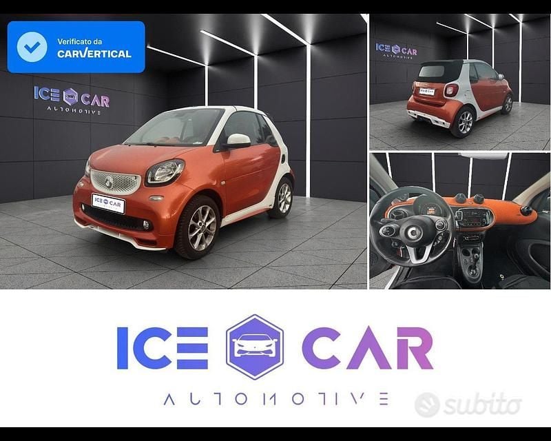 Arancione Usata 2016 Smart ForTwo Cabrio Passion Cabrio | 10.480 € (Super prezzo) - Immagine 1/4