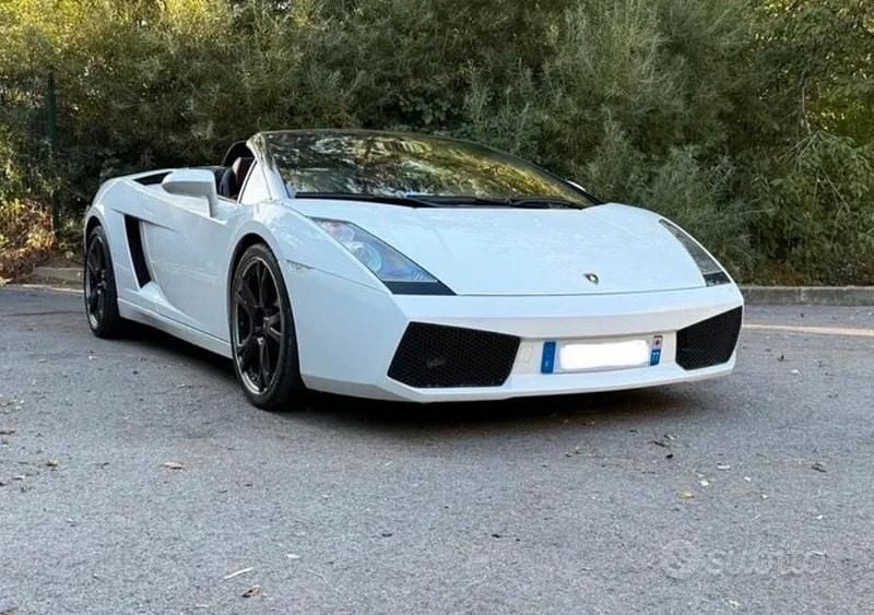 Usata Lamborghini Gallardo 520 CV (382 kW) 2007 Bianco Cabrio