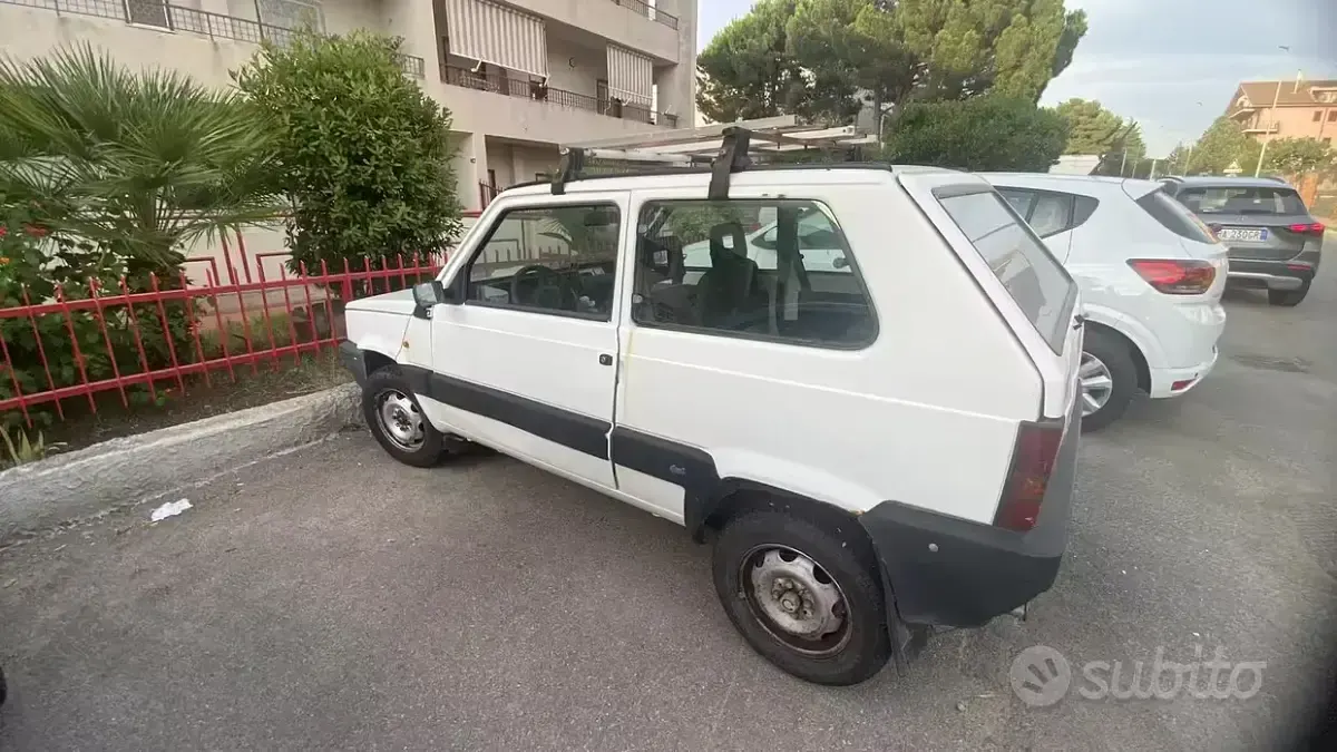 Usata Fiat Panda 4x4 54 CV (39 kW) 2003 Bianco Utilitaria