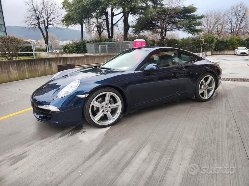 Blu/azzurro Usata 2015 Porsche 911 Carrera Coupé | 79.800 € (Ottimo prezzo) - Immagine 1/4