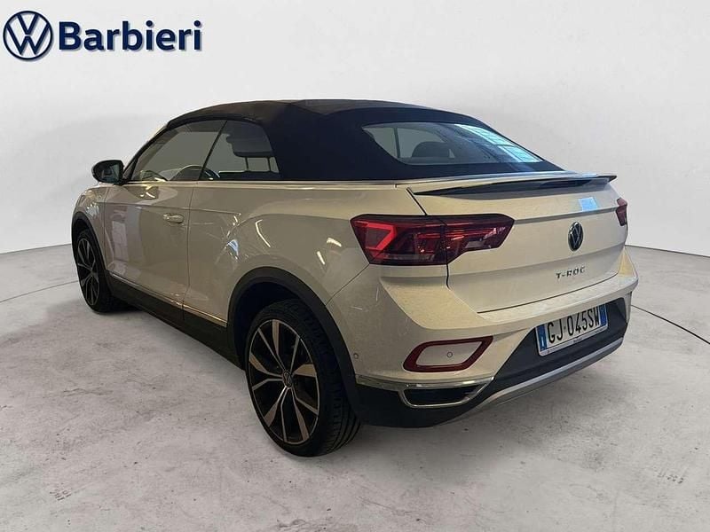 Usata VW T-Roc Cabriolet Style 110 CV (80 kW) 2022 Bianco Cabrio
