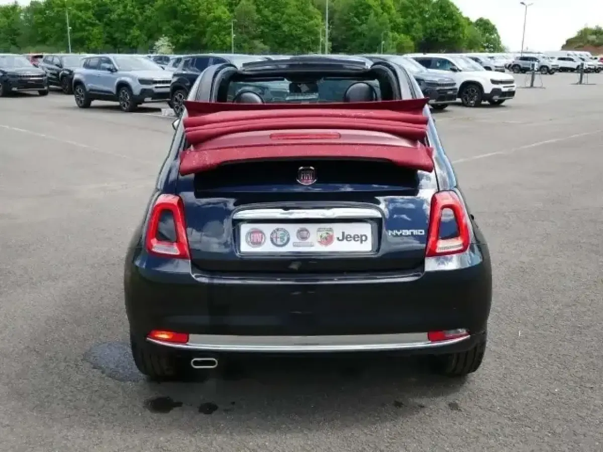 Usata Fiat 500C Dolcevita 69 CV (50 kW) 2024 Nero Cabrio