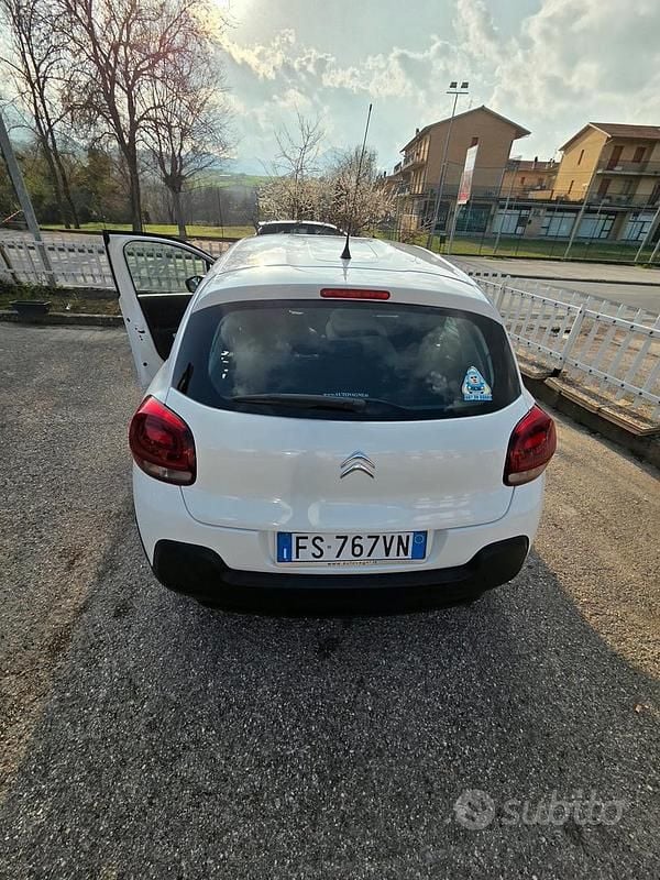 Usata Citroën C3 Feel 75 CV (55 kW) 2018 Bianco Utilitaria