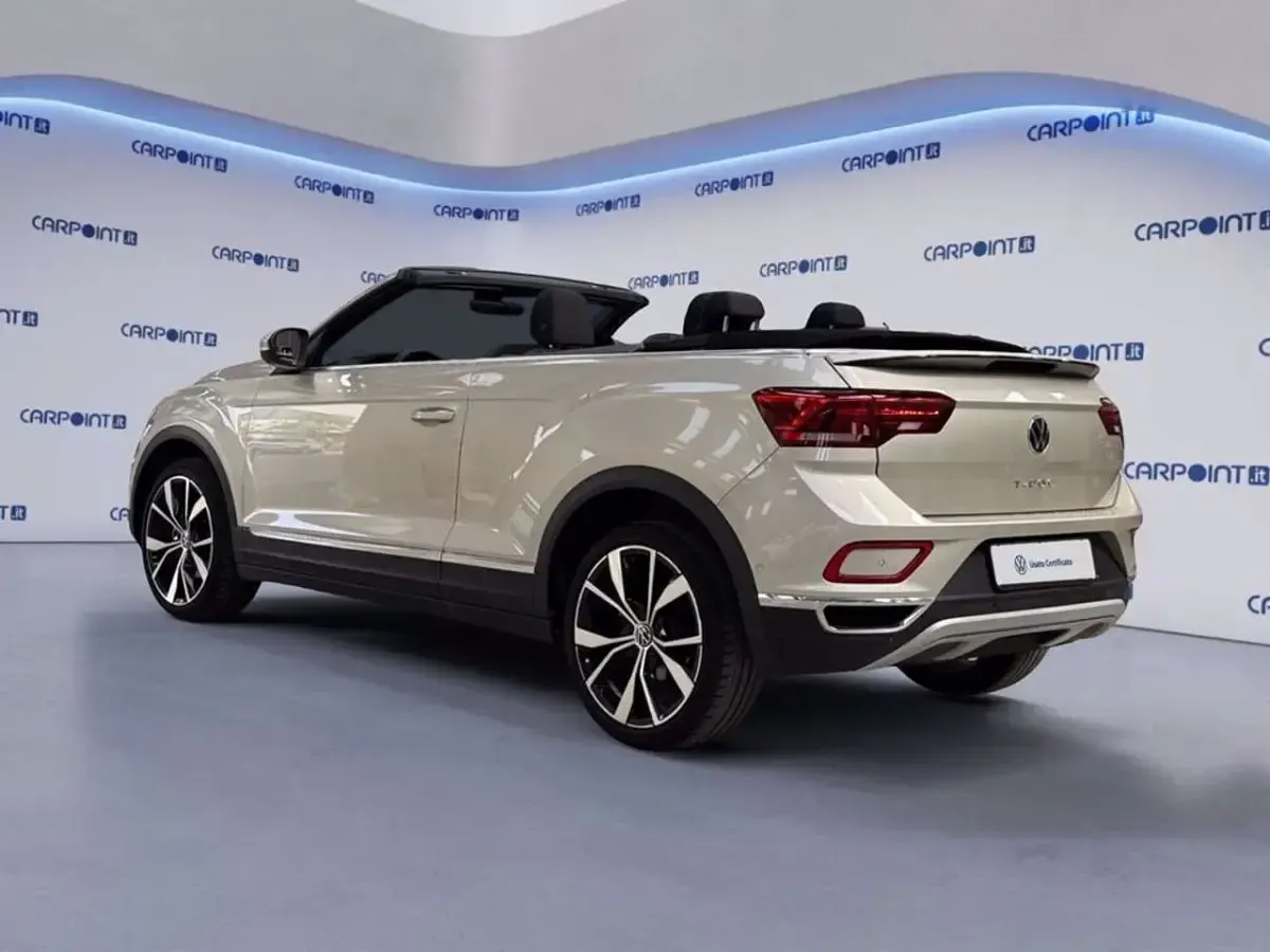 Usata VW T-Roc Cabriolet Style 150 CV (110 kW) 2024 Argento Cabrio
