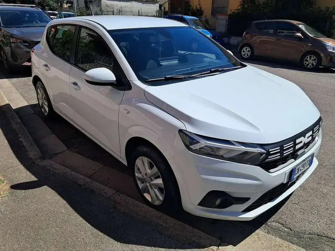 Usata Dacia Sandero Expression 101 CV (74 kW) 2023 Bianco Berlina
