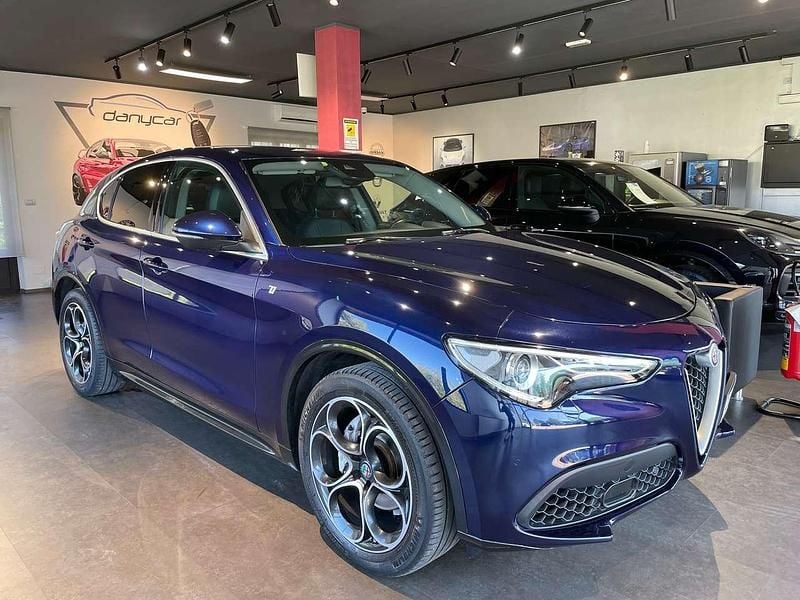 Blu/azzurro Usata 2021 Alfa Romeo Stelvio Ti SUV | 27.900 € (Super prezzo) - Immagine 1/4