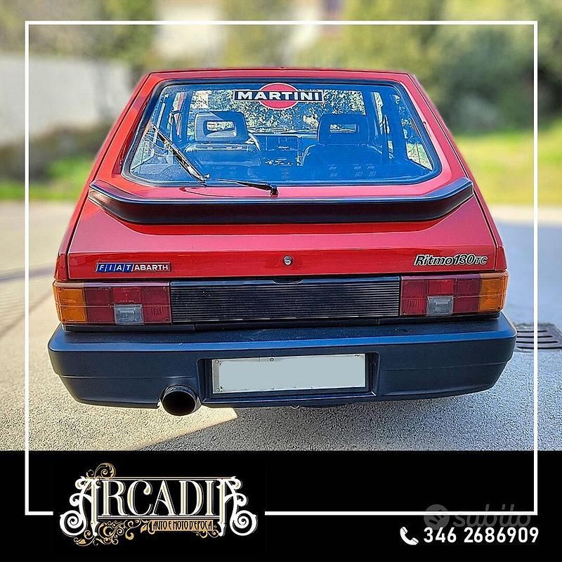 Usata Fiat Ritmo Abarth 130 CV (95 kW) 1989 Rosso Berlina