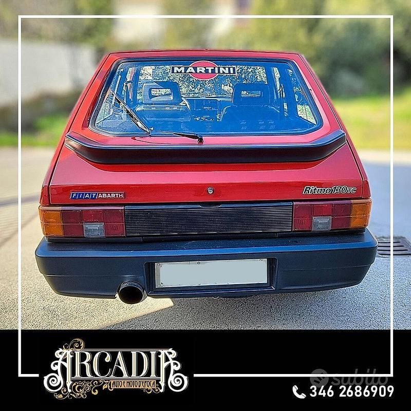 Usata Fiat Ritmo Abarth 131 CV (96 kW) 1989 Rosso Berlina