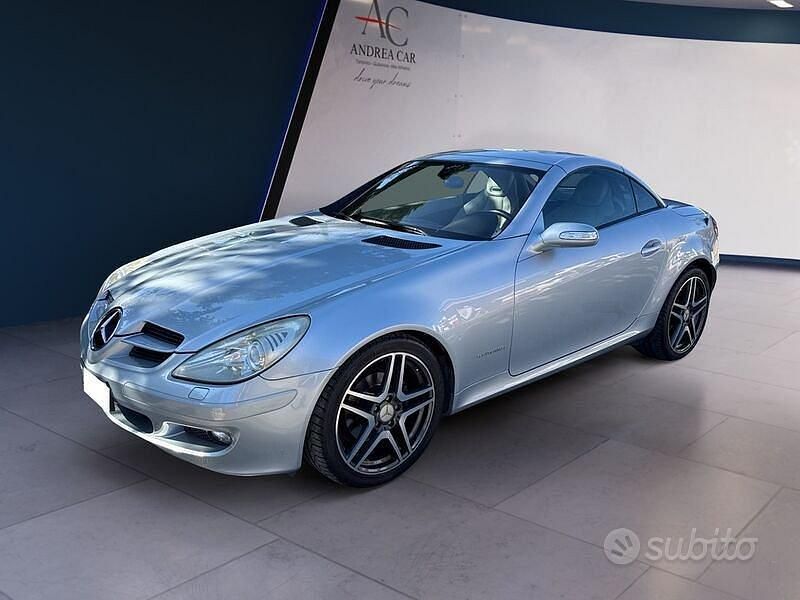 Usata Mercedes SLK200 163 CV (119 kW) 2004 Grigio Cabrio