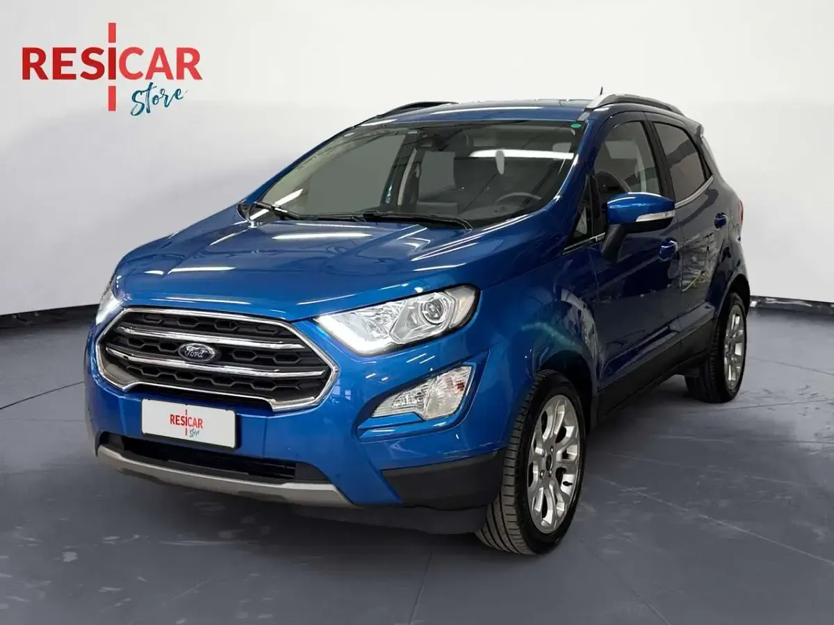 Usata Ford Ecosport Titanium 125 CV (91 kW) 2020 Blu SUV
