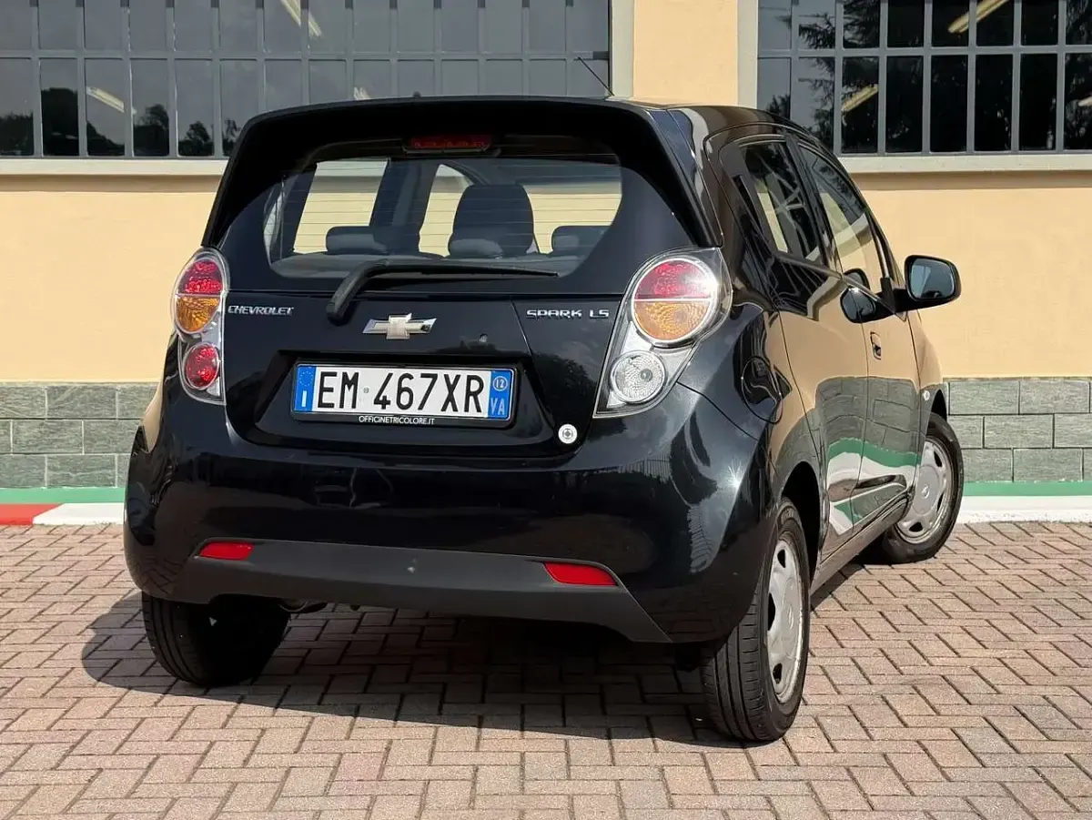 Usata Chevrolet Spark LS 68 CV (50 kW) 2012 Nero Utilitaria
