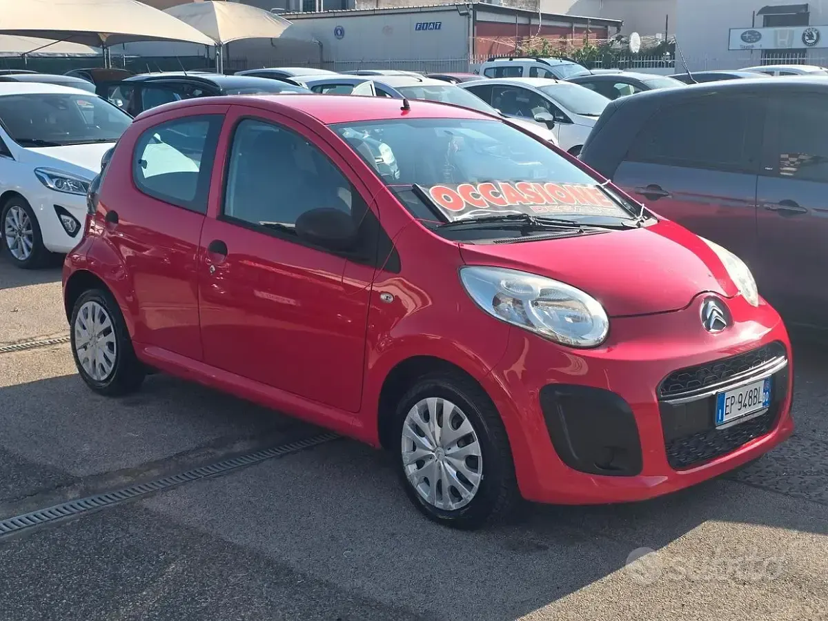 Usata Citroën C1 Seduction 68 CV (50 kW) 2012 Rosso Utilitaria