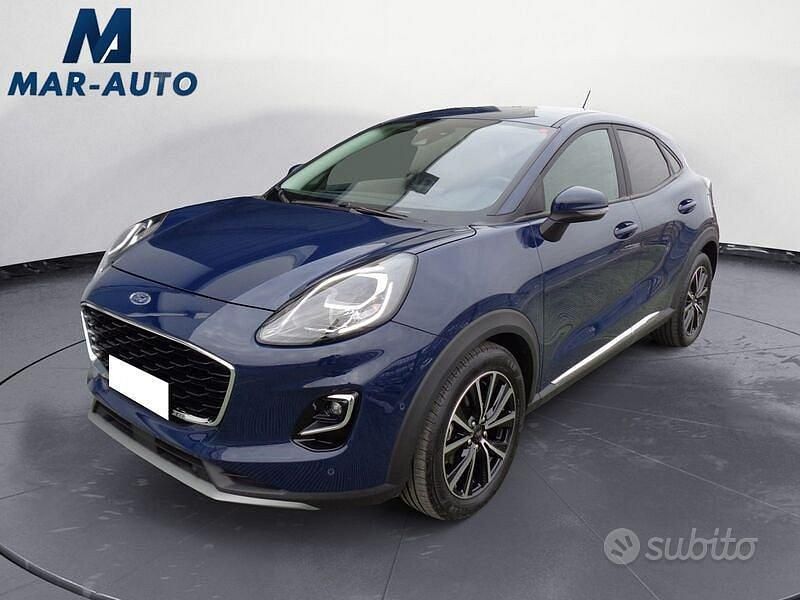 Usata Ford Puma Titanium 125 CV (91 kW) 2022 Blu/azzurro SUV