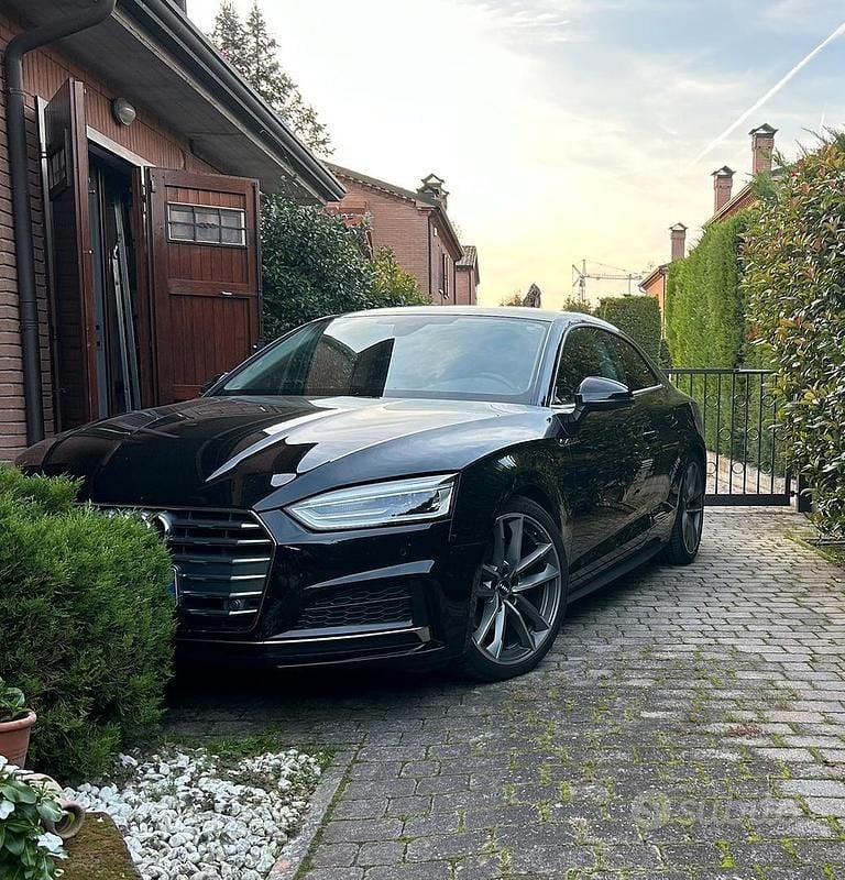 Usata Audi A5 S-Line 190 CV (139 kW) 2019 Nero Coupé