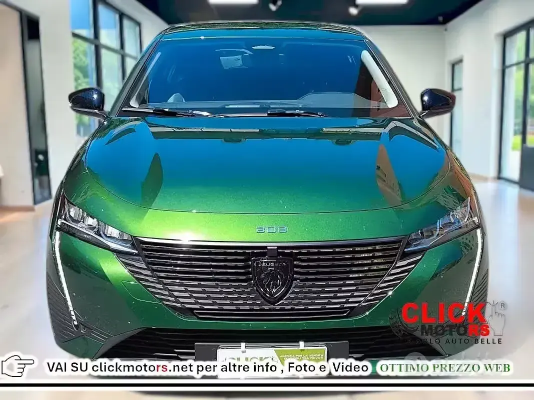 Usata Peugeot 308 Allure 131 CV (96 kW) 2023 Verde Berlina