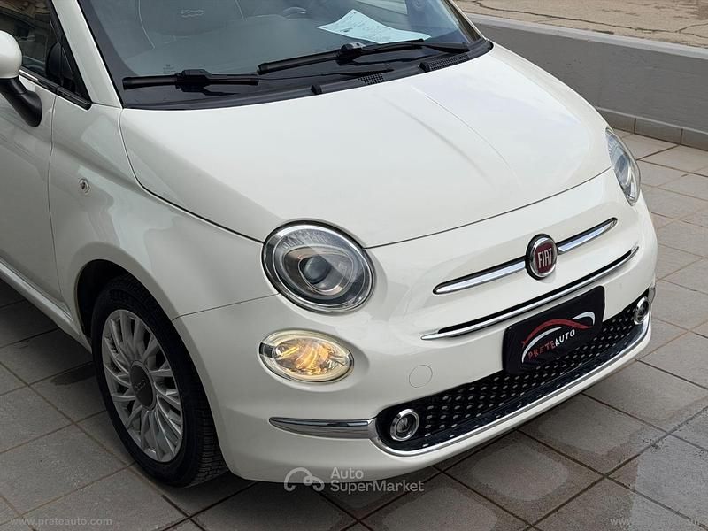 Usata Fiat 500 Lounge 95 CV (69 kW) 2018 Bianco Berlina