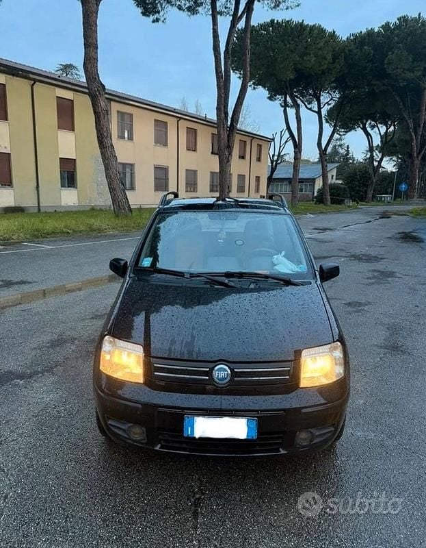 Usata Fiat Panda 2007 Nero Utilitaria