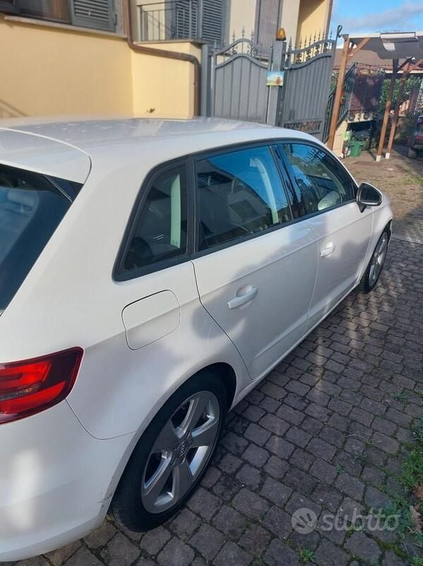 Usata Audi A3 105 CV (77 kW) 2015 Bianco Berlina
