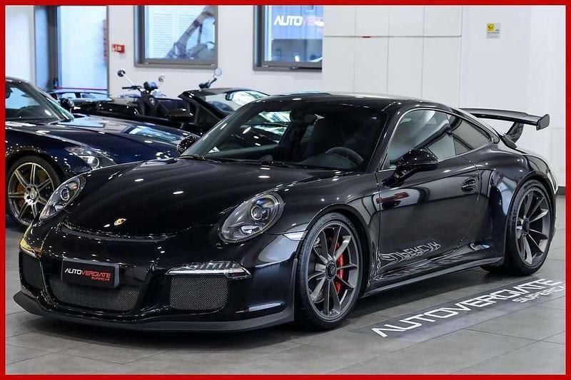 Nero jet met. Usata 2015 Porsche 911 GT3 Chrono Coupé | 137.000 € (Buon prezzo) - Immagine 1/4