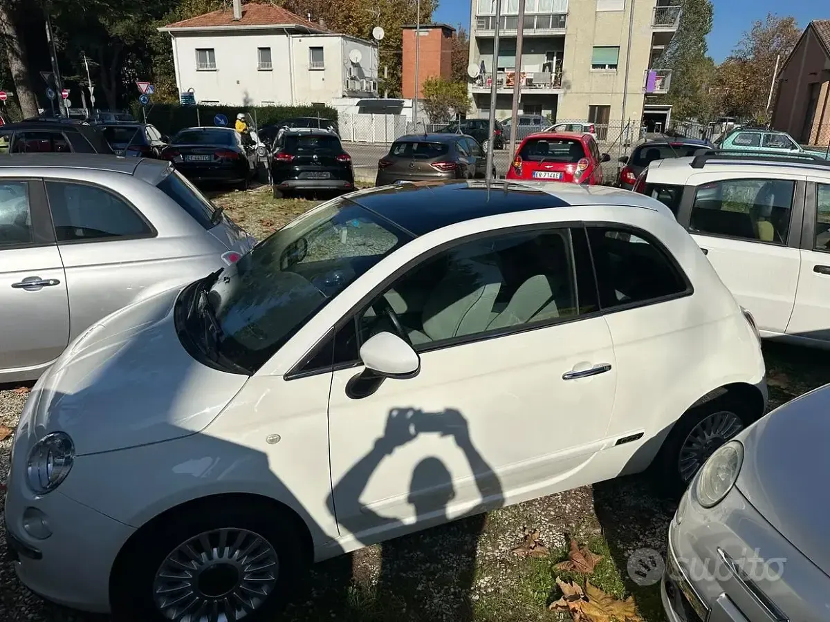 Usata Fiat 500 Lounge 75 CV (55 kW) 2008 Bianco Cabrio