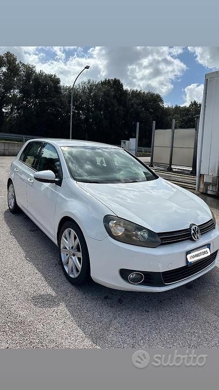 Usata VW Golf VI 2010 Bianco Utilitaria